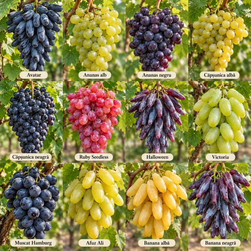 Pachet Colecția Regală de Arome - 12 soiuri de viță de vie pe rod, Anul 4