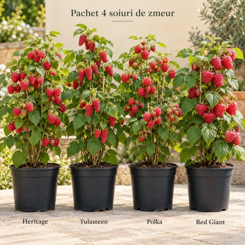 Pachet Deliciul Grădinii - 4 Zmeuri pe rod, Anul 3