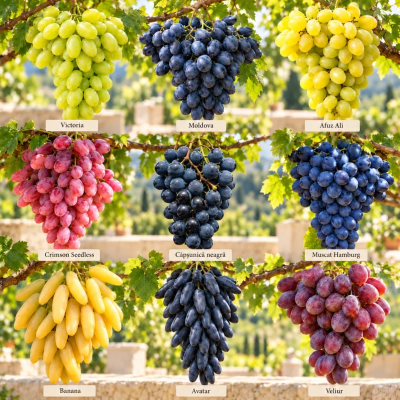 Pachet Festivalul Strugurilor - 9 soiuri de viță de vie pe rod, Anul 4