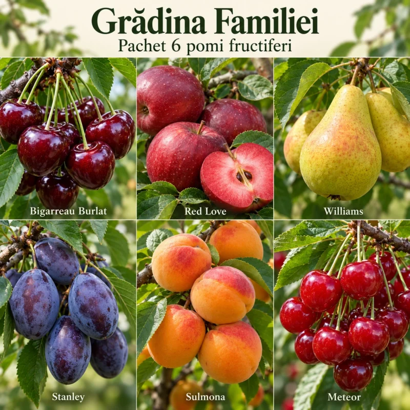 Pachet Grădina Familiei – 6 pomi fructiferi pe rod, Anul 4